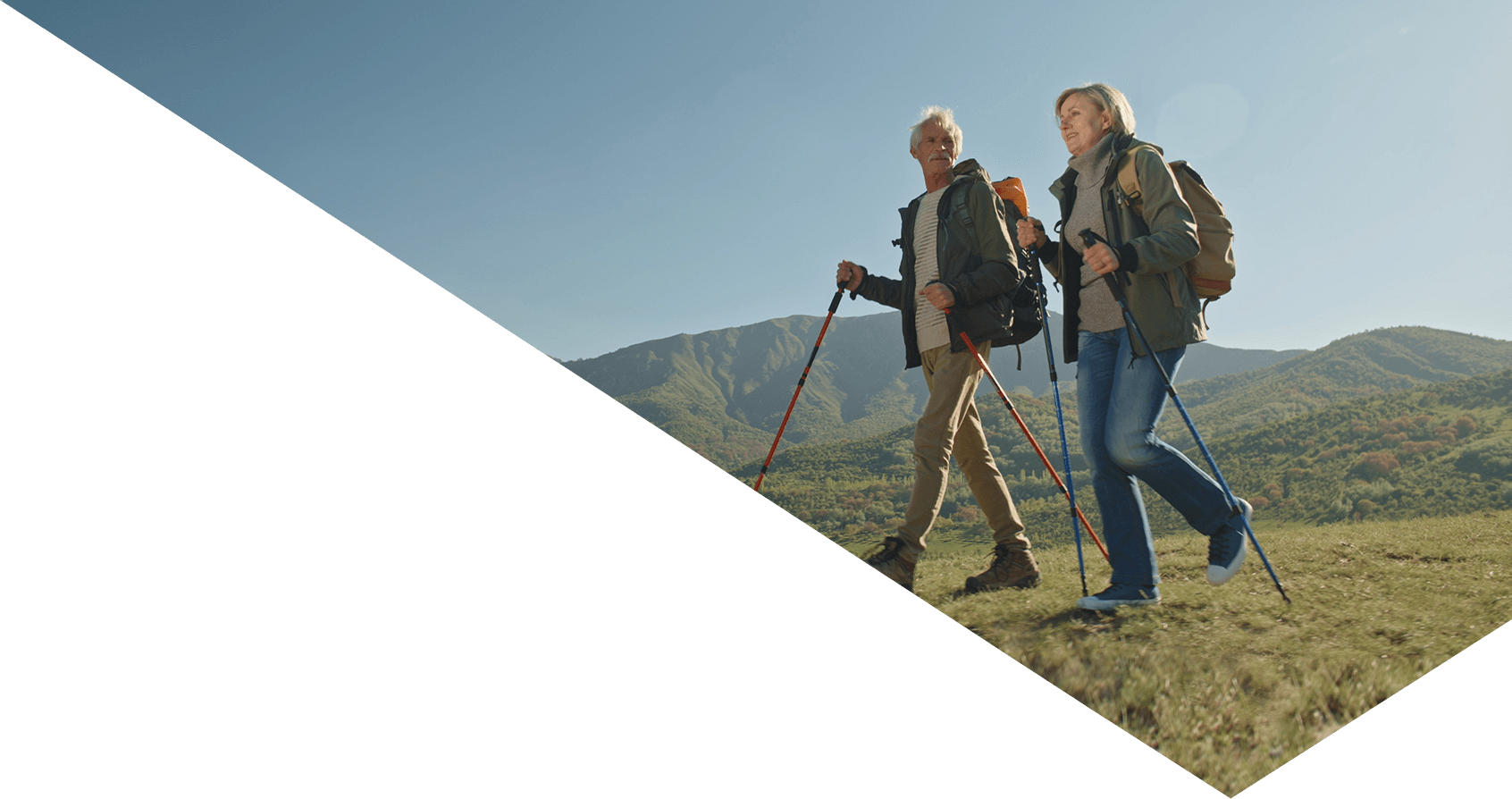 Image showing a couple hiking